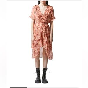 NWT The Kooples Vintage Flowers High/Low Dress -2